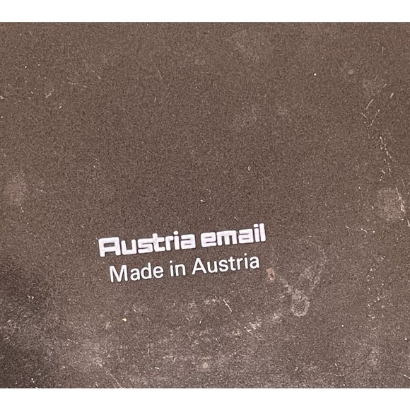 Retro Mid Century Starburst Type Enamel Cooking Stock Pot w/ Lid Austria Email - Picture 6 of 7